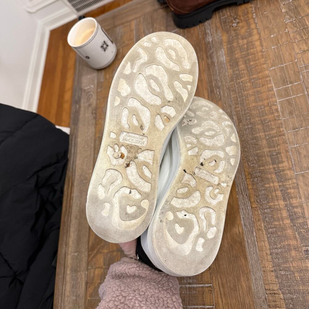 Alexander mcqueen women oversized leather sneaker - Picture 12 of 12